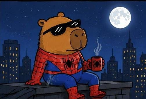 Decaf. He's chill enough.